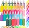 40 Colors Art Sand, DIY Arts and Crafts Kit,Scenic Sand Kits for Kid's Painting, Drawing, Wedding Decoration, Vase Glass Sand,Halloween Day Supplies,Party Favors Gifts,1.25oz Bottle